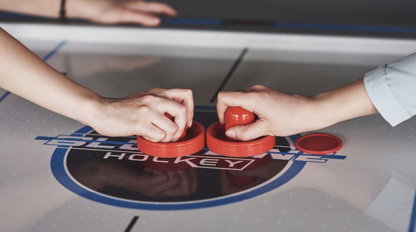 cybergaj dla dzieci air hockey